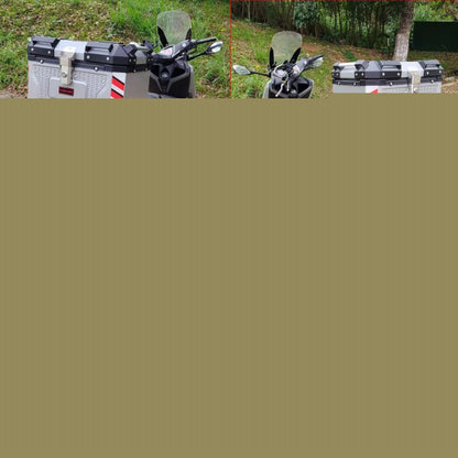 45L Aluminum Motocycle Top Box Storage at KingsMotorcycleFairings.com