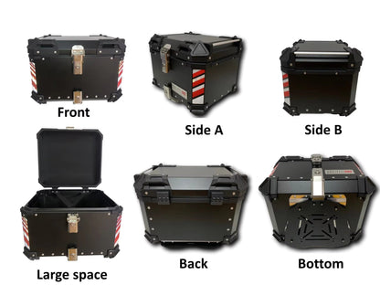 Aluminum Motocycle Top Box Storage at KingsMotorcycleFairings.com