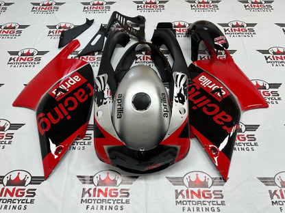 Aprilia RS125 Fairings (2000-2005) Red, Silver, Black from KingsMotorcycleFairings.com