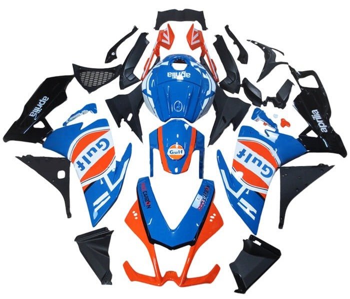 Aprilia RS4125 Fairings (2012-2016) Blue, Orange, White, Gulf at KingsMotorcycleFairings.com