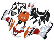 Aprilia RS4 125 Fairings (2012-2016) Orange, White, Red, Repsol at KingsMotorcycleFairings.com