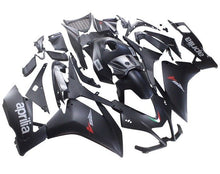 Aprilia RS4 50 Fairings (2012-2016) Matte Black, Silver at KingsMotorcycleFairings.com