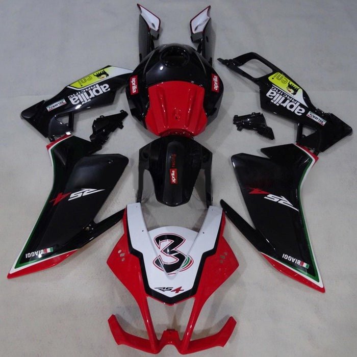 Aprilia RS4 50 Fairings (2012-2016) Red, Black, White, Matte Black at KingsMotorcycleFairings.com