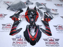 Aprilia RS 457 Fairings (2024-2025) Matte Black, Red at KingsMotorcycleFairings.com