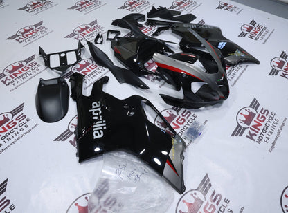 Aprilia RSV1000R Fairings (2003-2006) Black, Gray, Red from KingsMotorcycleFairings.com