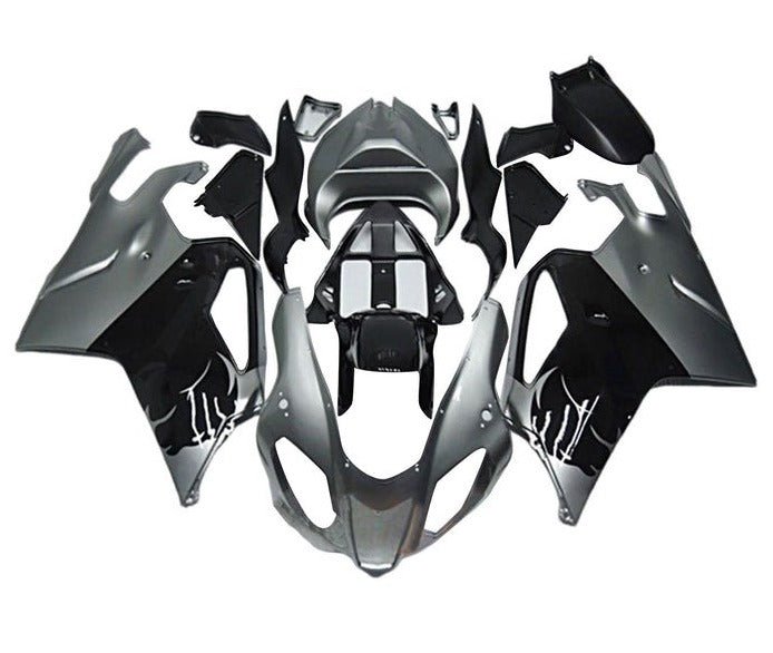 Aprilia RSV1000R Fairings (2003-2006) Gray, Black at KingsMotorcycleFairings.com
