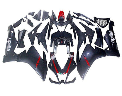 Aprilia RSV4 1000 Fairings (2009-2015) Faux Carbon Fiber, Red at KingsMotorcycleFairings.com