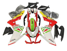 Aprilia RSV4 1000 Fairings (2009-2015) White, Red, Green at KingsMotorcycleFairings.com