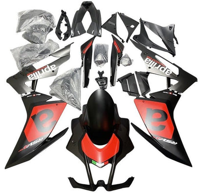 Aprilia RSV4 1000 Fairings (2016-2020) Matte Black, Red, White at KingsMotorcycleFairings.com