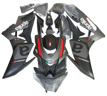 Aprilia RSV4 1000 Fairings (2016-2020) Matte Gray, Black, Red at KingsMotorcycleFairings.com