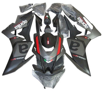 Aprilia RSV4 1000 Fairings (2016-2020) Matte Gray, Black, Red at KingsMotorcycleFairings.com