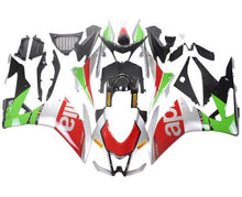 Aprilia RSV4 1000 Fairings (2016-2020) Silver, Red, Green at KingsMotorcycleFairings.com