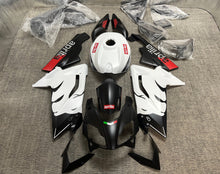 Aprilia RSV4 1100 Fairings (2021-2024) Matte Black, White Lion at KingsMotorcycleFairings.com