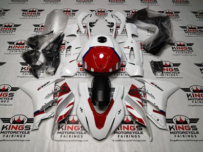 Aprilia RSV4 1100 Fairings (2021-2024) White, Red, Blue, Gray at KingsMotorcycleFairings.com