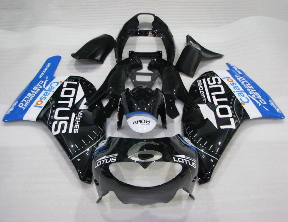 Aprilia RS250 Fairing set (1995-1997) Black, White, Blue at KingsMotorcycleFairings.com