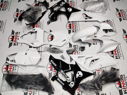 BMW S1000RR Fairing Kit (2009-2014) White, Black, Alien at KingsMotorcycleFairings.com