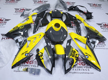BMW S1000RR Fairings (2015-2016) Faux Carbon Fiber, Yellow from KingsMotorcycleFairings.com
