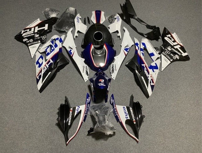 BMW S1000RR Fairings (2015-2016) White, Dark Blue, Black, Tyco at KingsMotorcycleFairings.com