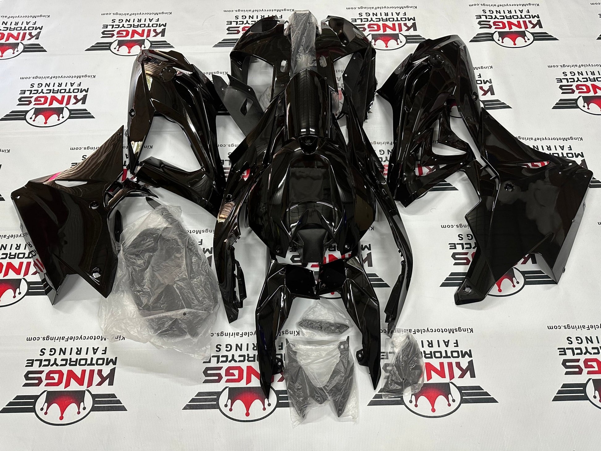 Black BMW S1000RR Fairings (2017-2018) at KingsMotorcycleFairings.com