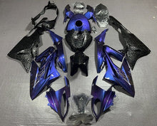 BMW S1000RR Fairings (2017-2018) Purple, Faux Forged Carbon Fiber at KingsMotorcycleFairings.com