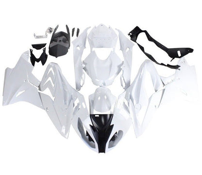 BMW S1000RR Fairings (2017-2018) White at KingsMotorcycleFairings.com