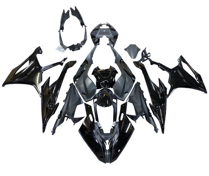 KingsMotorcycleFairings.com BMW S1000RR Fairings (2019-2022) Black, Matte Black