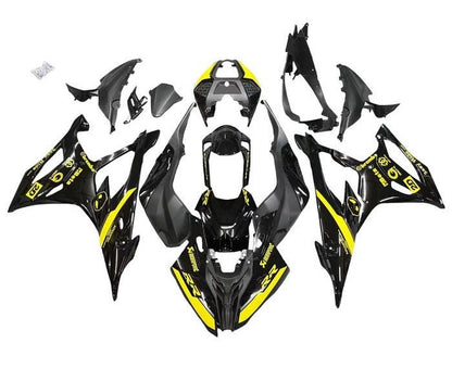 KingsMotorcycleFairings.com BMW S1000RR Fairings (2019-2022) Black, Yellow