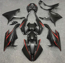 KingsMotorcycleFairings.com BMW S1000RR Fairings (2019-2022) Matte Black, Red Stripe