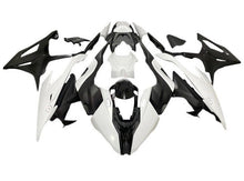 BMW S1000RR Fairings (2019-2022) Matte White, Matte Black at KingsMotorcycleFairings.com