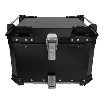 Black 55L Aluminum Motocycle Top Box Storage at KingsMotorcycleFairings.com