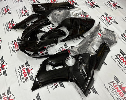 Black Kawasaki Ninja ZX6R 636 Fairings (2005-2006) at KingsMotorcycleFairings.com 