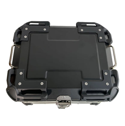 Black Neon 35L Aluminum Motorcycle Top Box Storage at KingsMotorcycleFairings.com
