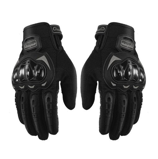 Green, Black RT Motorcycle Gloves