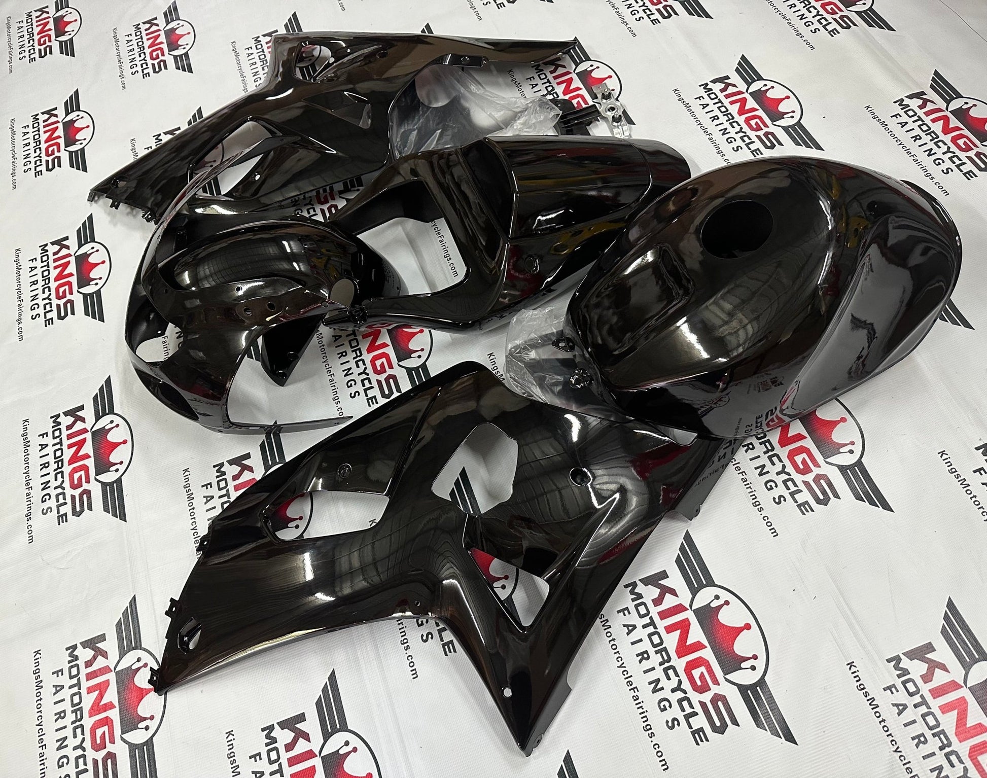 Suzuki GSXR 600 Fairing set (2000-2003) All Black at KingsMotorcycleFairings.com