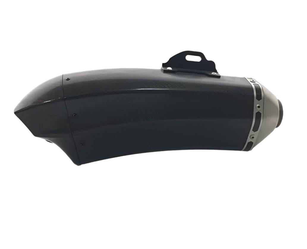 Carbon Fiber K153 Motorcycle Exhaust (400-1200cc) from KingsMotorcycleFairings.com