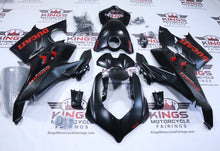 DUCATI PANIGALE V4S FAIRINGS (2022-2024) Matte Black Satin, Red at KingsMotorcycleFairings.com