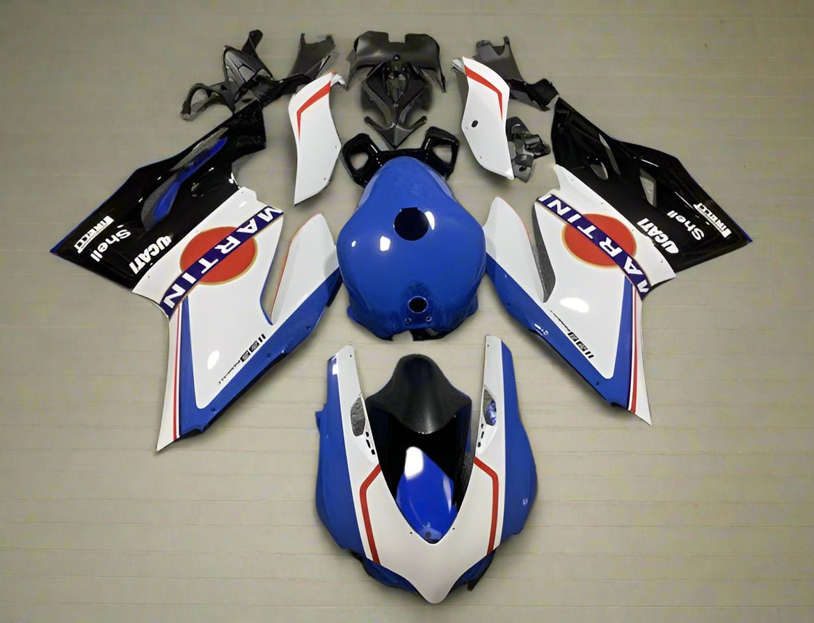 Ducati 1199 Fairings (2011-2014) Blue, White, Red, Martini at KingsMotorcycleFairings.com