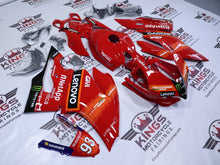 Ducati 1199 Fairings (2011-2014) Red, Orange Lenovo from KingsMotorcycleFairings.com