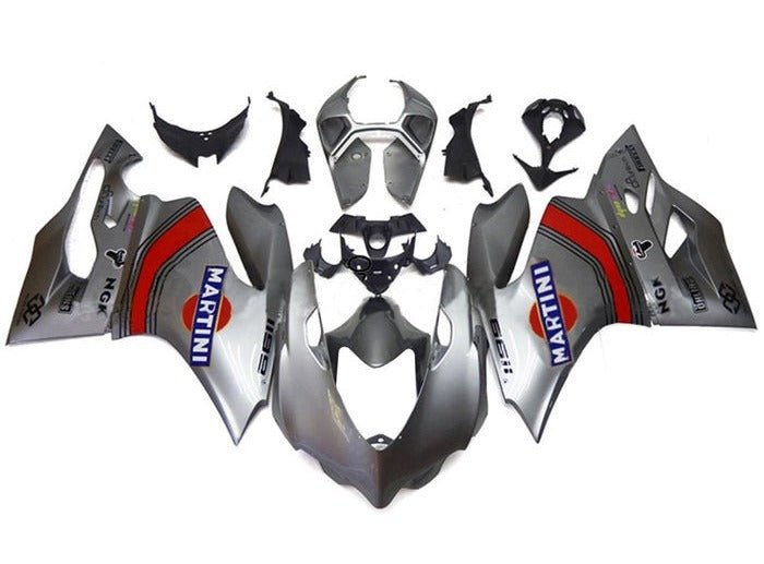 Ducati 1199 Fairings (2011-2014) Silver, Red, Blue Martini at KingsMotorcycleFairings.com