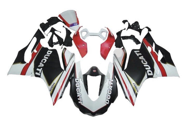 Ducati 1199 Fairings (2011-2014) White, Red, Gold, Matte Black at KingsMotorcycleFairings.com