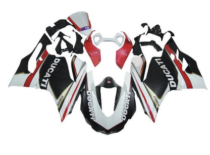 Ducati 1199 Fairings (2011-2014) White, Red, Gold, Matte Black at KingsMotorcycleFairings.com