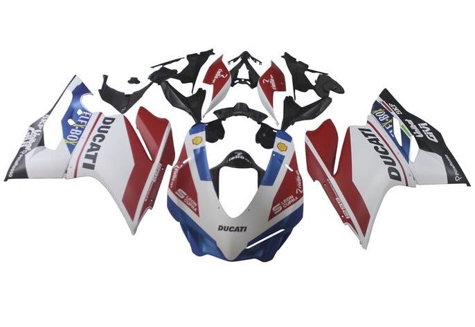 Ducati 1299 Fairings (2015-2020) Matte White, Red, Blue at KingsMotorcycleFairings.com