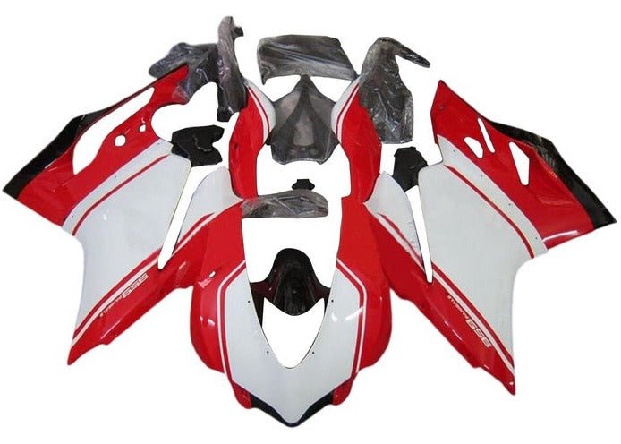 Ducati 1299 Fairings (2015-2020) Red, White Stripe at KingsMotorcycleFairings.com