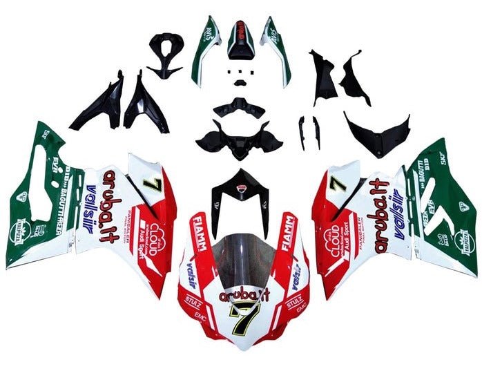 Ducati 1299 Fairings (2015-2020) White, Red, Green Valsir at KingsMotorcycleFairings.com