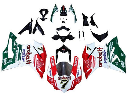 Ducati 1299 Fairing set (2015-2020) White, Red, Green Valsir at KingsMotorcycleFairings.com