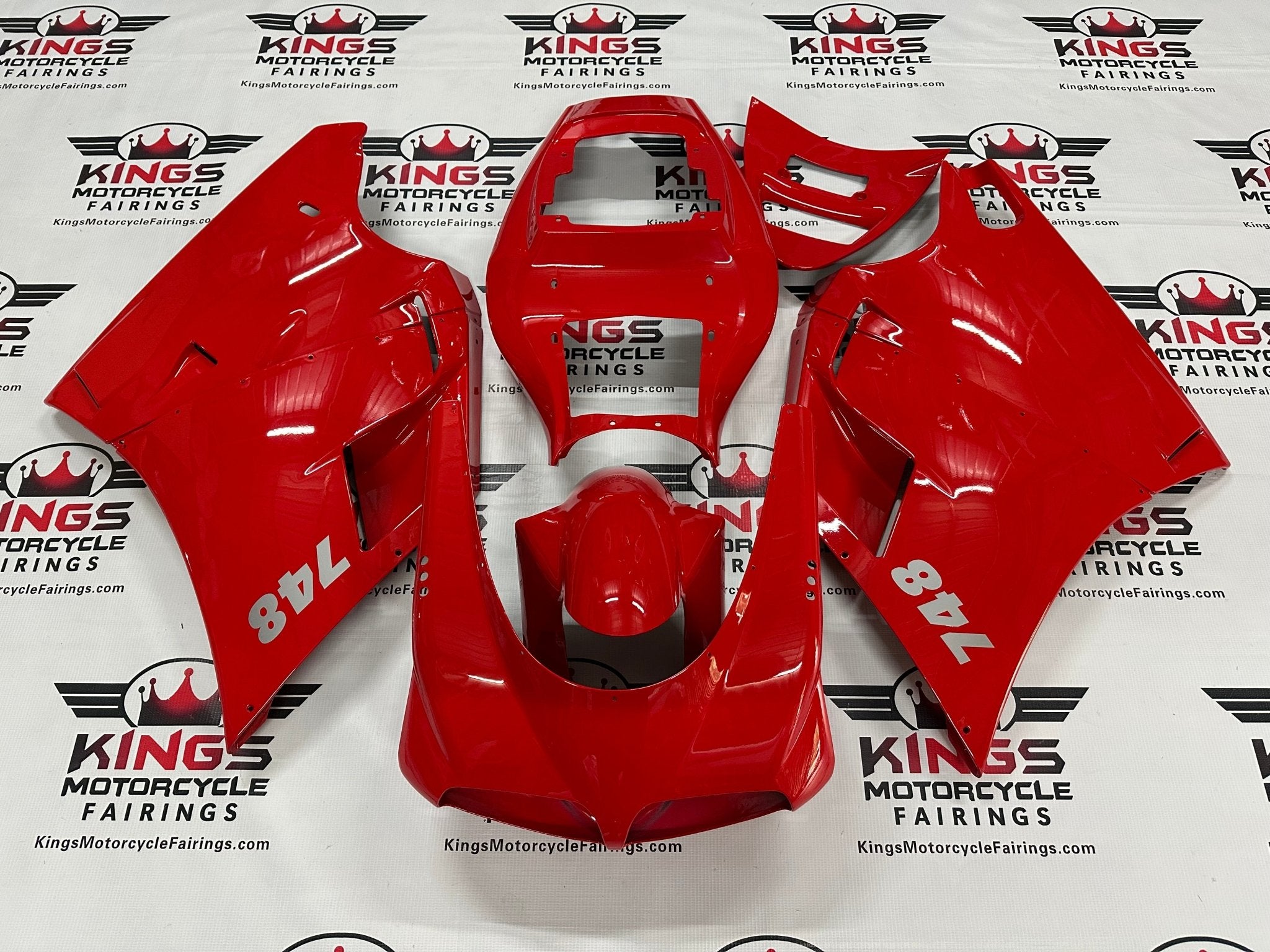 Ducati 748 Fairings (1994-2003) Red at KingsMotorcycleFairings.com