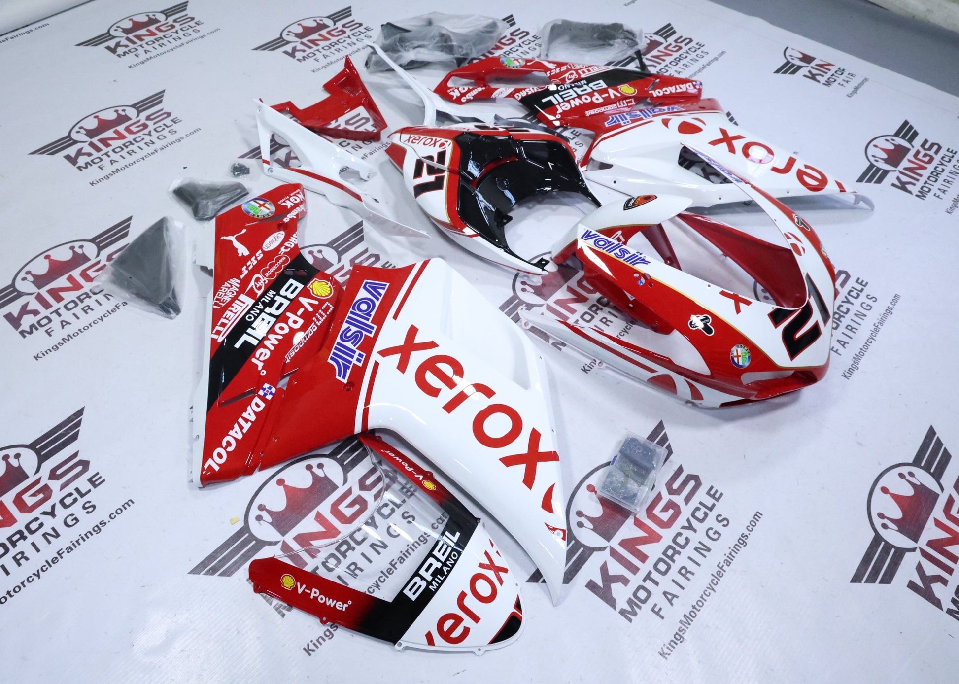 Ducati 848 Fairings (2007-2014) Red, White, Black, Blue at KingsMotorcycleFairings.com