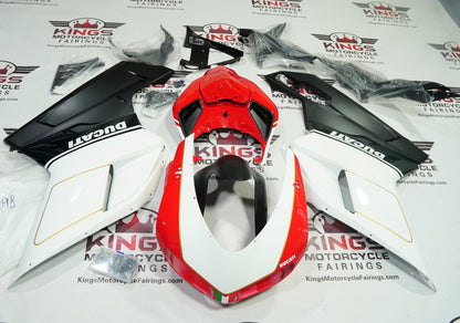 Ducati 848 Fairing Kit (2007-2014) Red, White, Matte Black, Gold at KingsMotorcycleFairings.com