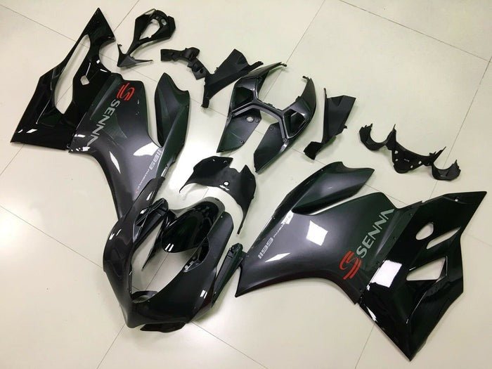 Ducati 899 Fairings (2011-2014) Black, Dark Silver, Senna from KingsMotorcycleFairings.com
