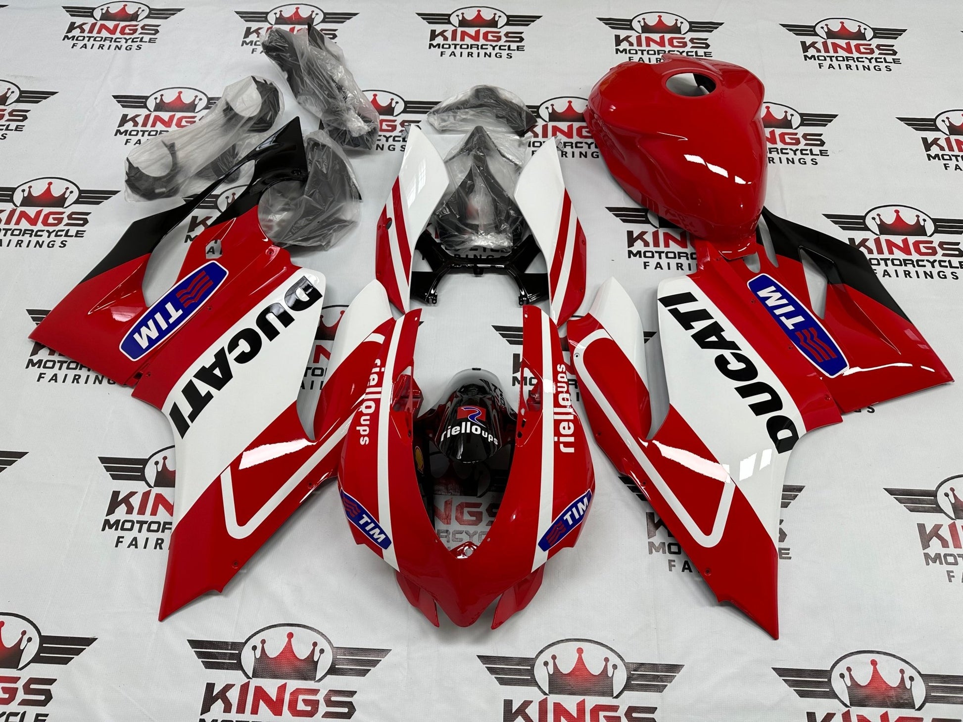 Ducati 899 Fairings (2011-2014) Red, White, Black, Blue at KingsMotorcycleFairings.com